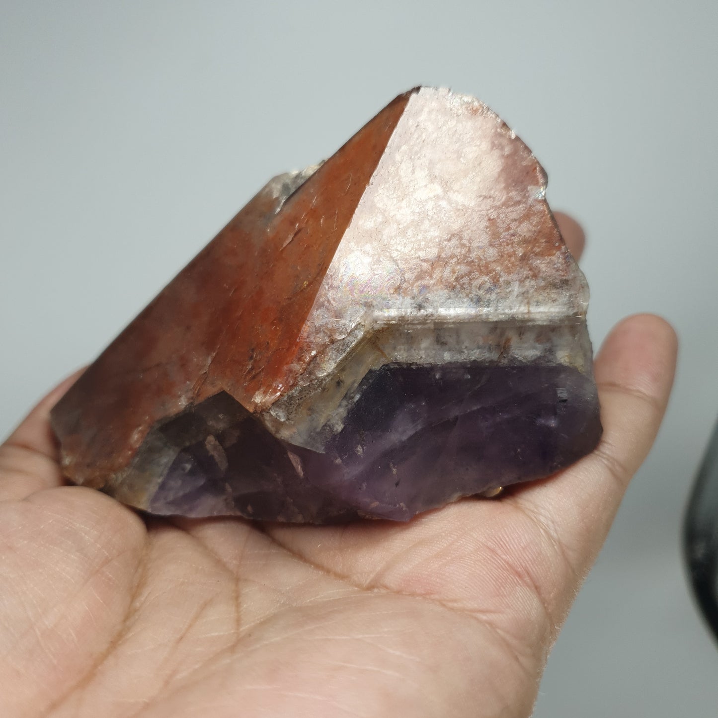 Auralite 23 Single Amethyst crystal point (#20)