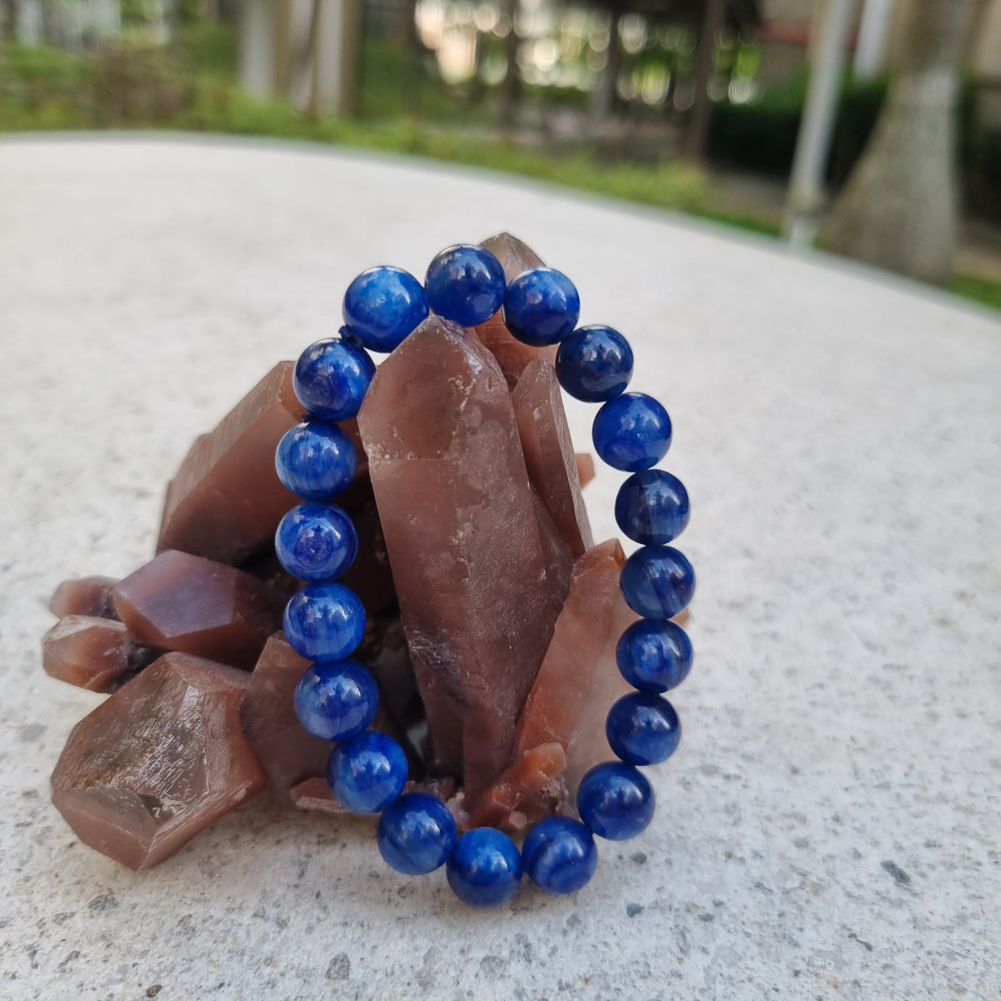 High Quality Blue Kyanite Crystal Bracelet