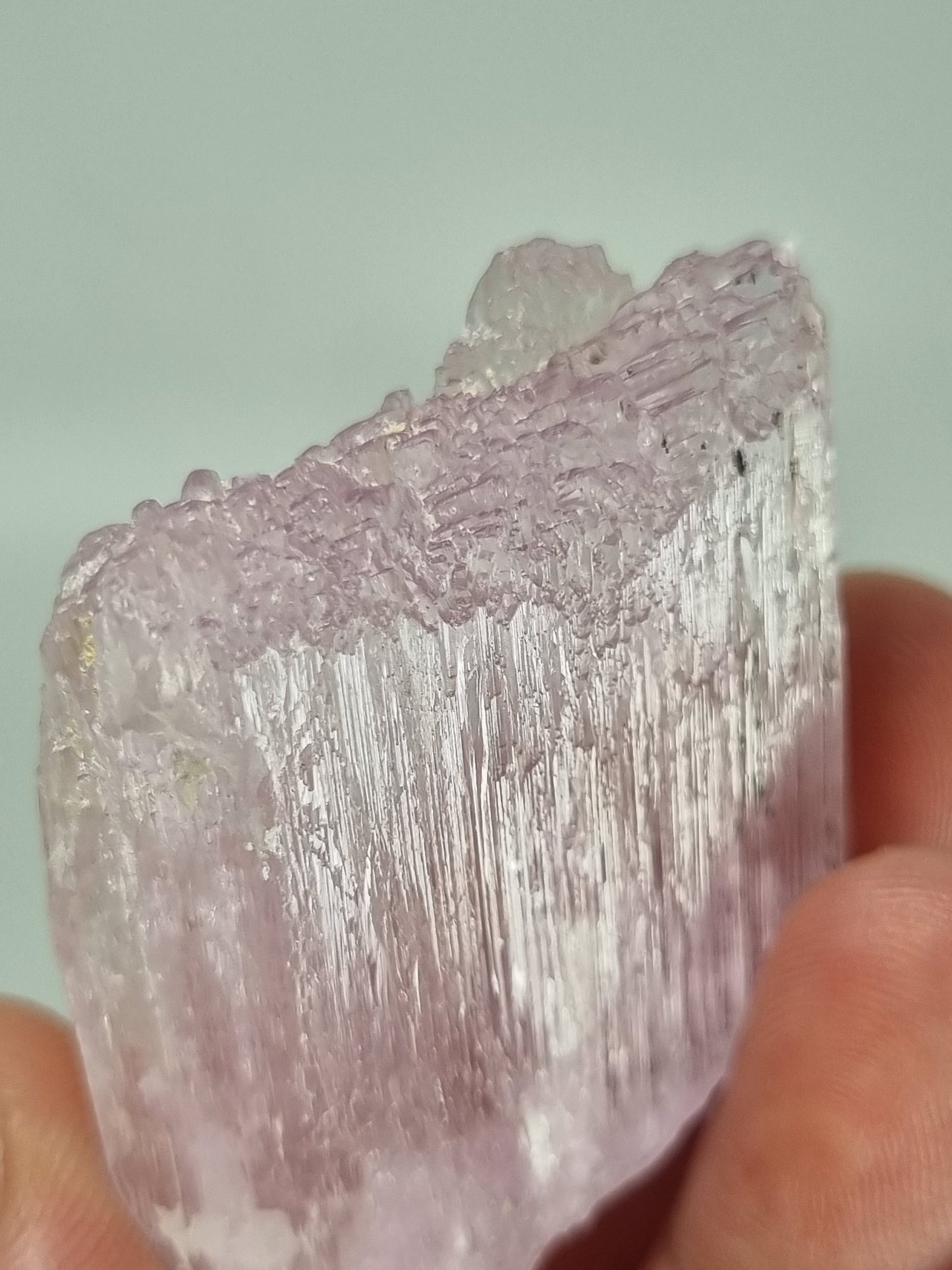 Natural Pink Kunzite with Multiple Teeth Terminations