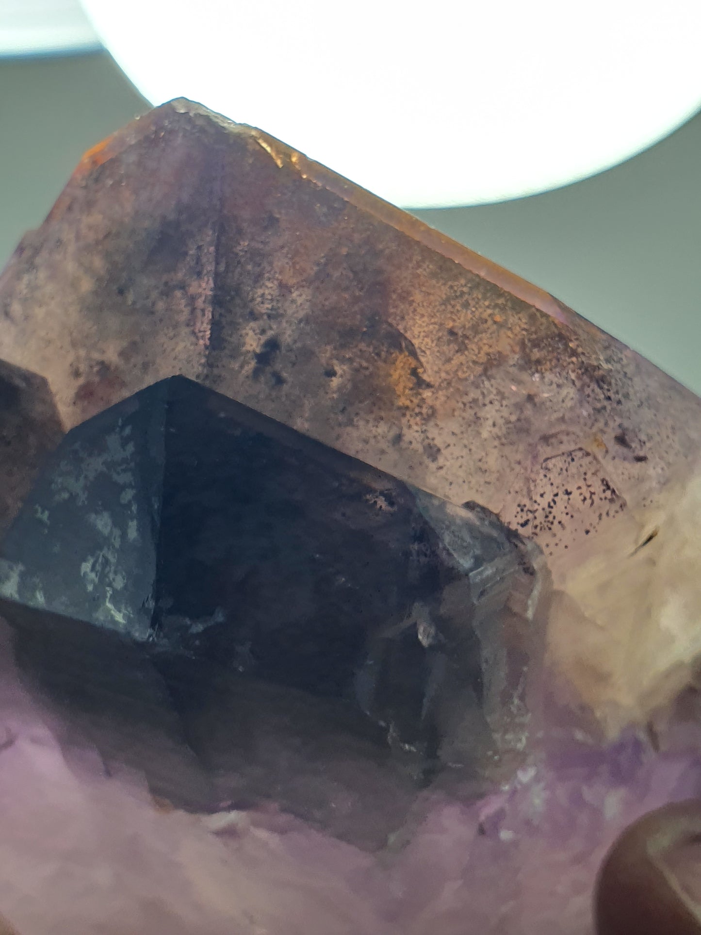 Multi Terminated Red Hematite Amethyst Crystal aka Auralite 23 (#2)