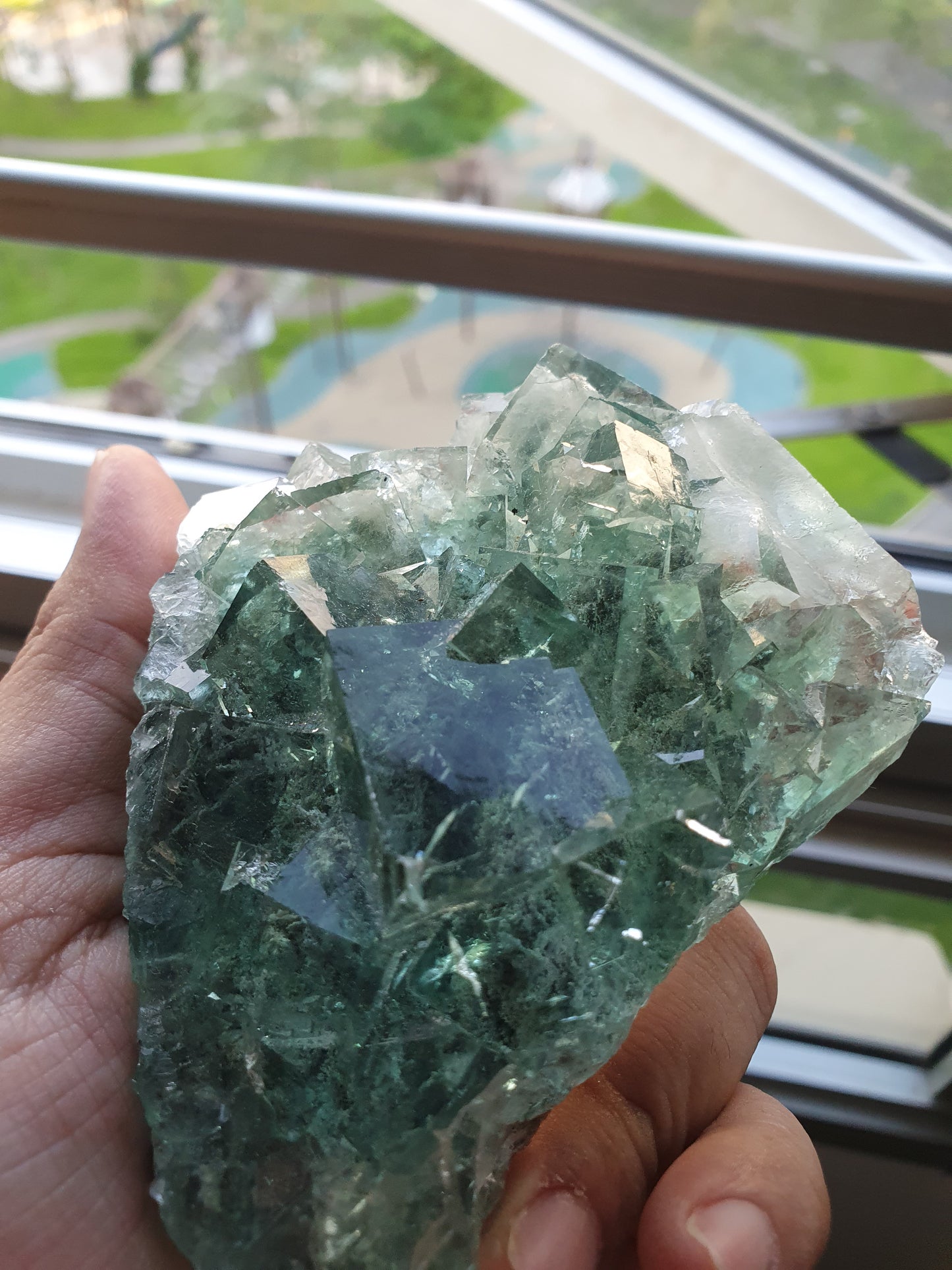 Gemmy Green Fluorite from Xianghualing (#2)