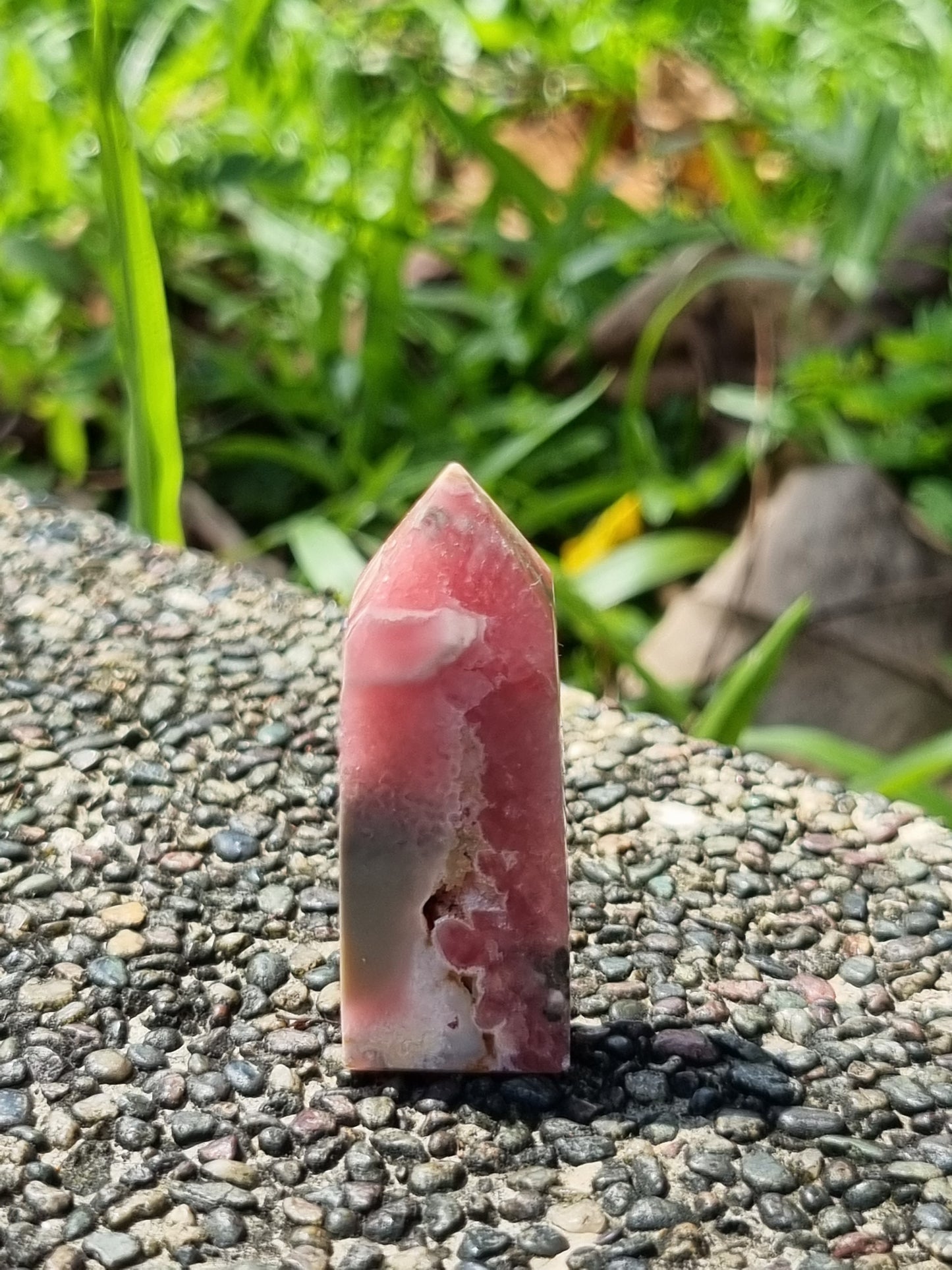 Rhodocrosite Polished Crystal Tower