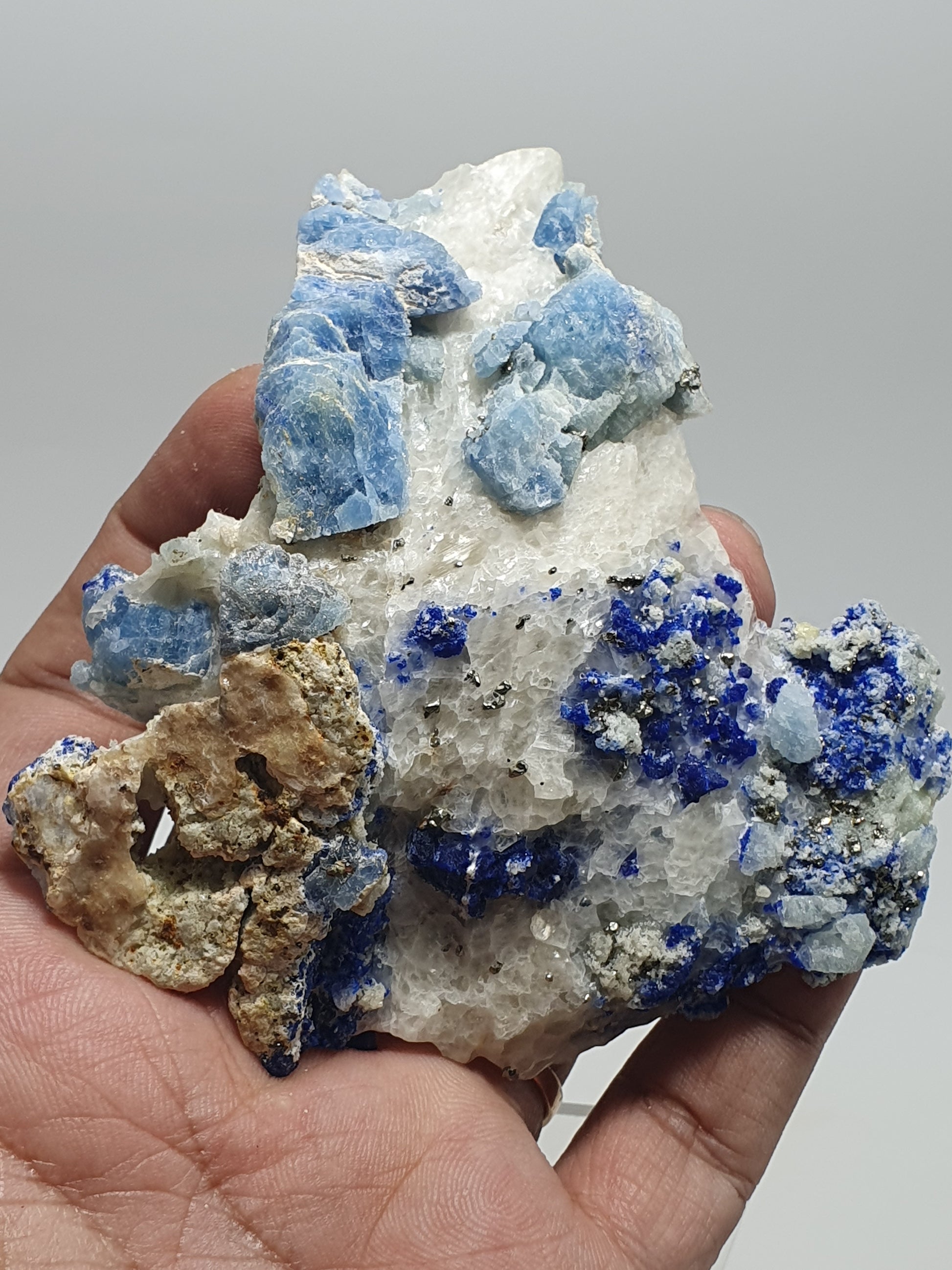 Afghanite and Lapis Lazuli 