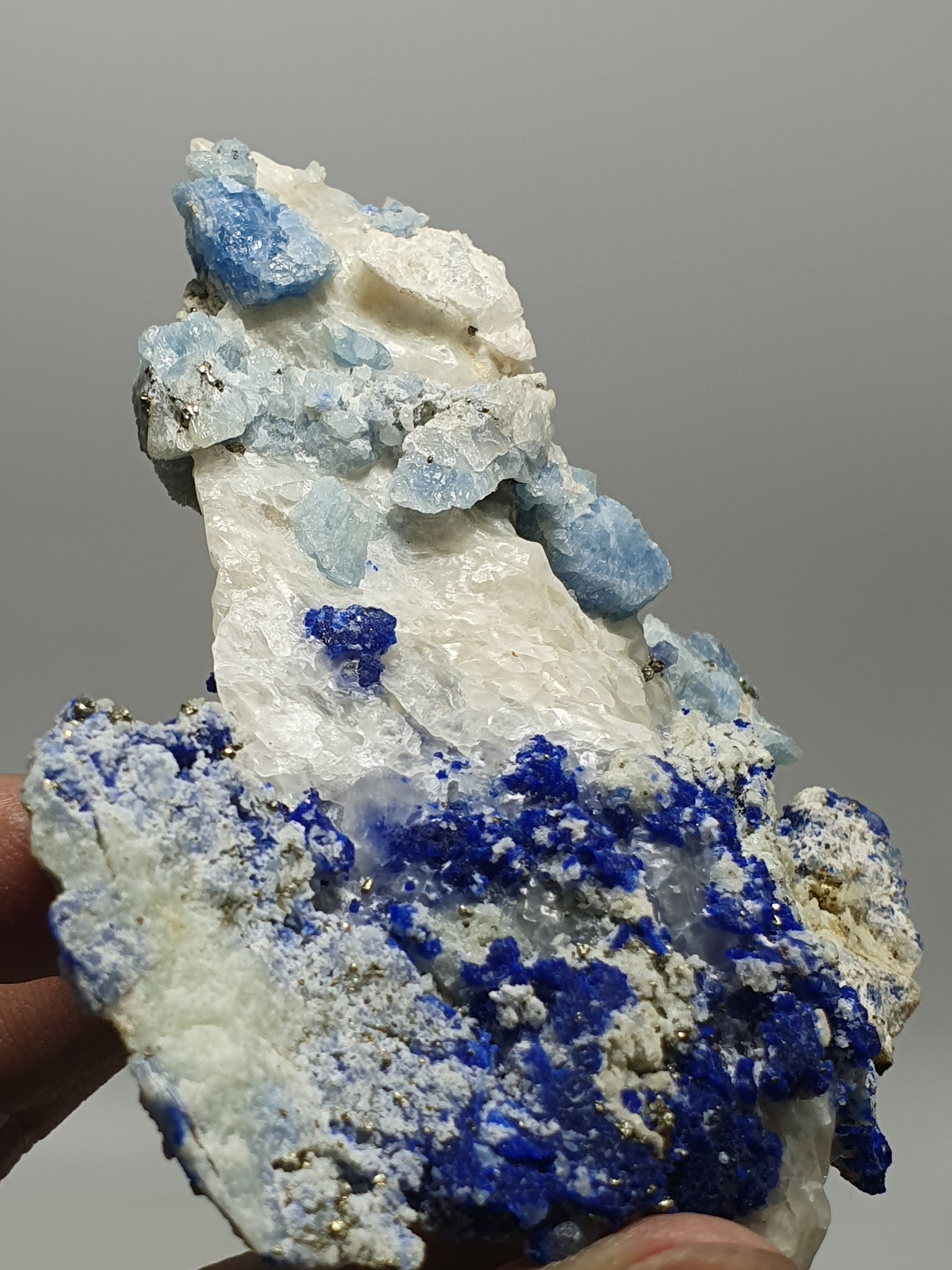 Afghanite and Lapis Lazuli Mineral Specimen Singapore